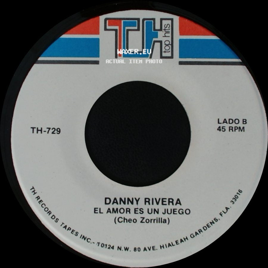 Danny Rivera - Los Hombres De Rabia Lloran / El Amor Es Un Juego side B