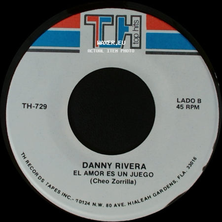 Danny Rivera - Los Hombres De Rabia Lloran / El Amor Es Un Juego side B