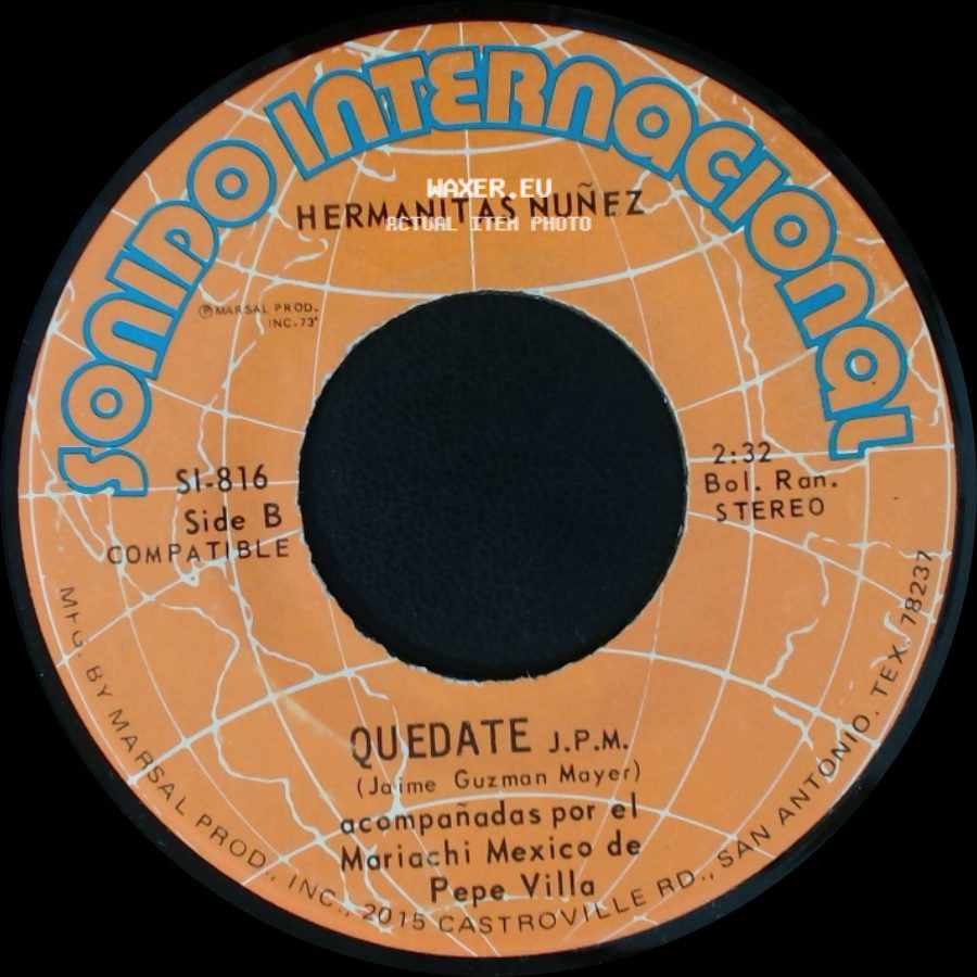 Hermanitas Nuñez - Complejo De Amor / Quedate side B