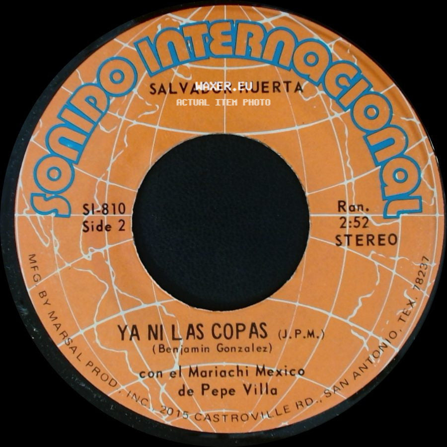 Salvador Huerta - Tu Regreso / Ya Ni Las Copas side B