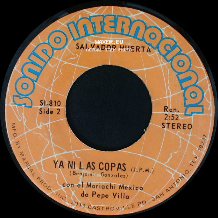 Salvador Huerta - Tu Regreso / Ya Ni Las Copas side B