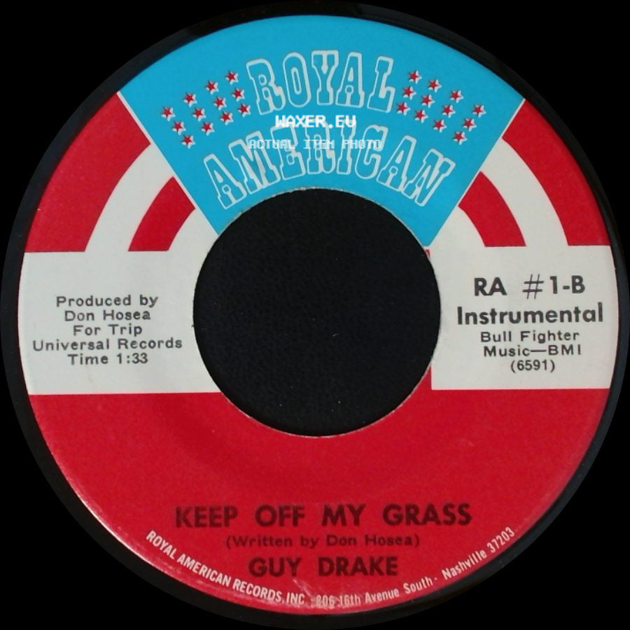 Guy Drake - Welfare Cadillac / Keep Off My Grass side B