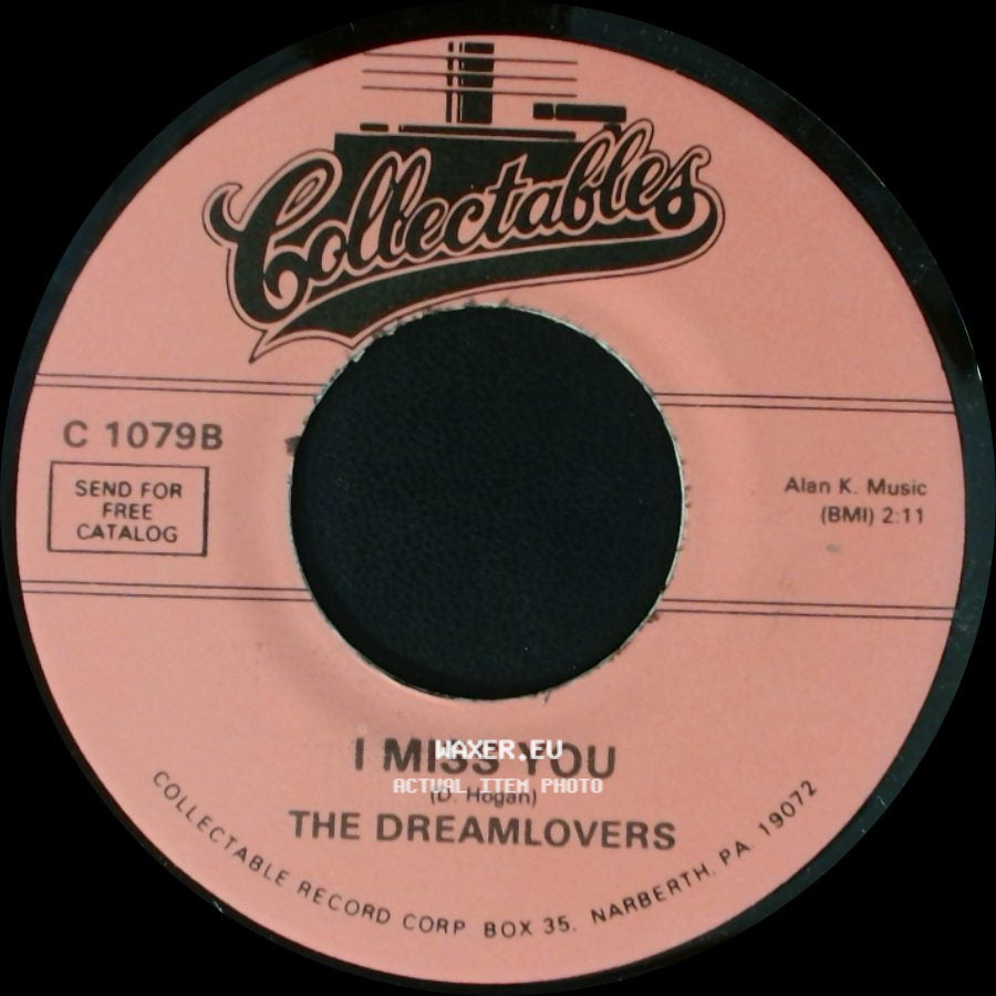 The Dreamlovers - If I Should Lose You / I Miss You side B
