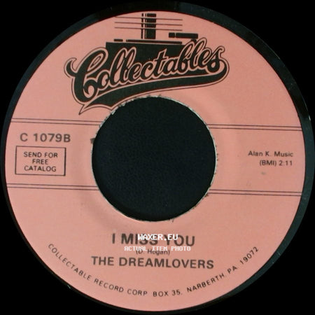 The Dreamlovers - If I Should Lose You / I Miss You side B