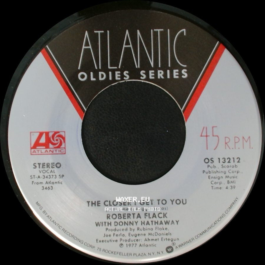Roberta Flack / Roberta Flack With Donny Hathaway - If Ever I See You Again / The Closer I Get To You side B