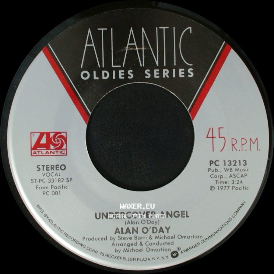 Alan O'day - Started Out Dancing, Ended Up Making Love / Undercover Angel side B