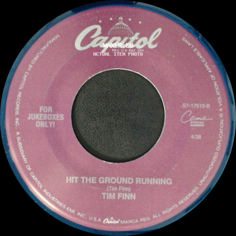 Tim Finn - Persuasion / Hit The Ground Running side B