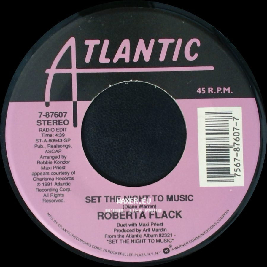 Roberta Flack - Natural Thing / Set The Night To Music side B
