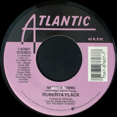 Roberta Flack - Set The Night To Music / Natural Thing side B