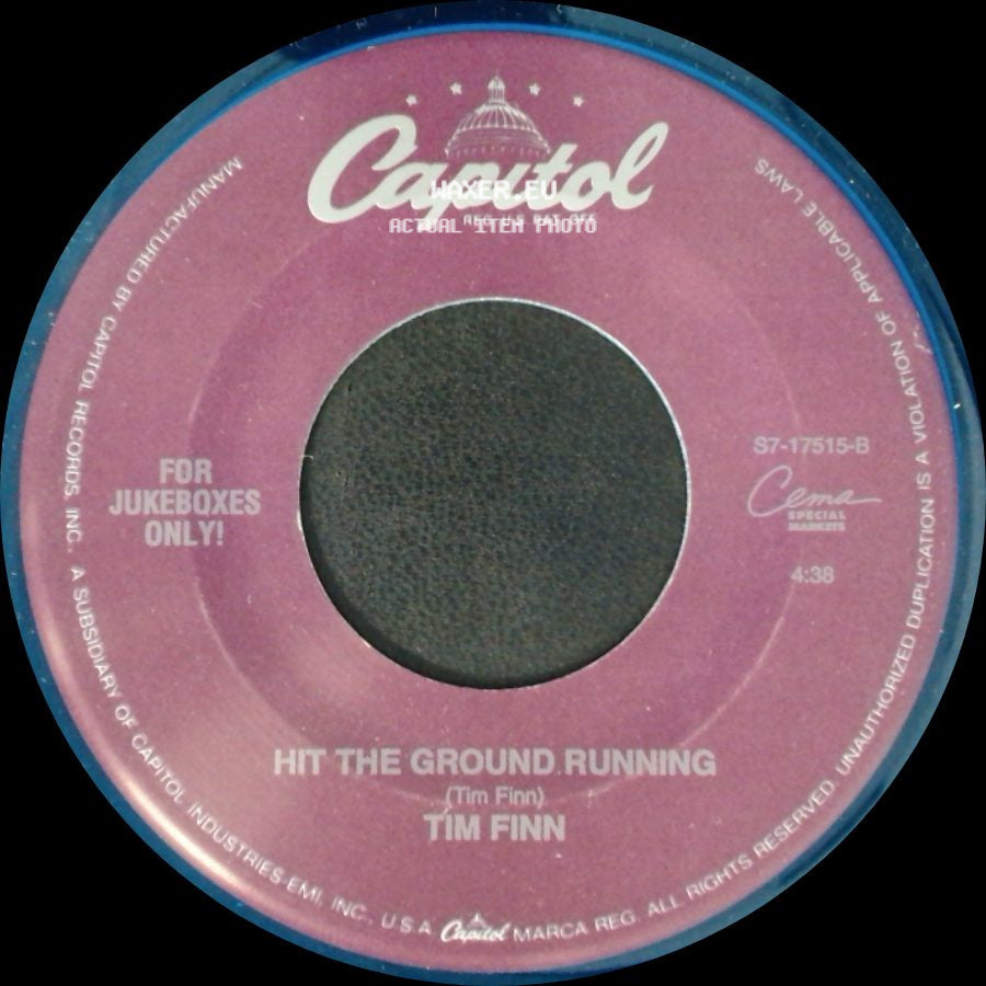 Tim Finn - Hit The Ground Running / Persuasion side A