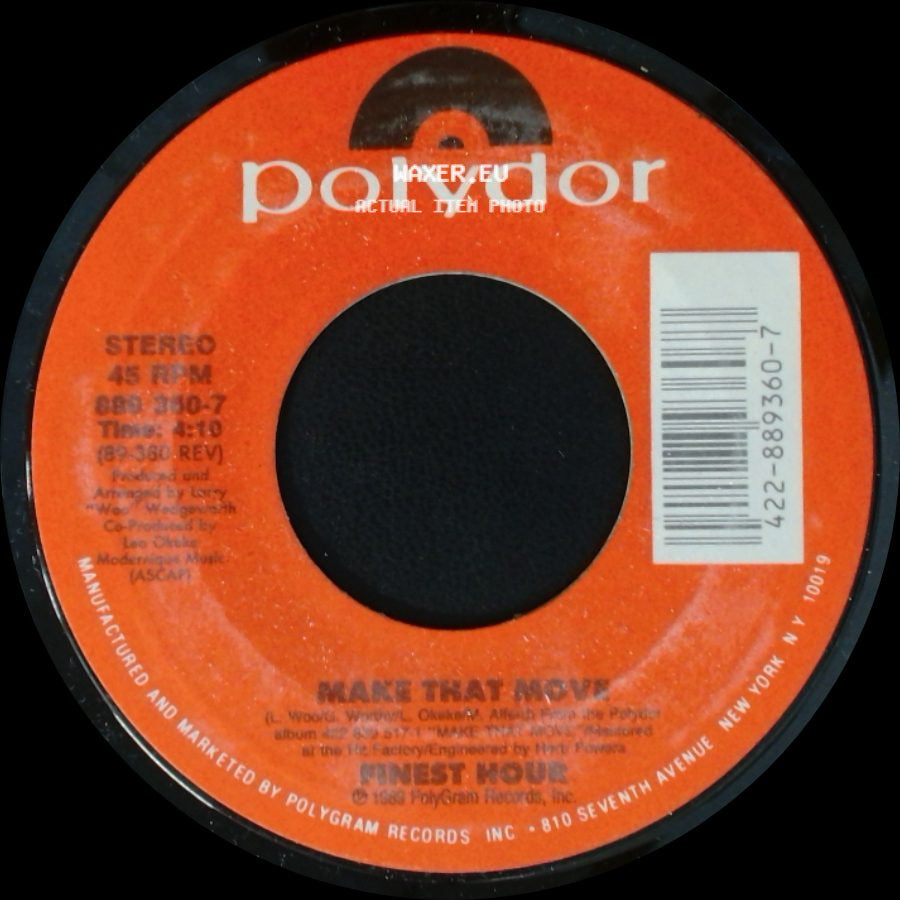 Ernest Hour - Make That Move / Make That Move (Dub Edit) side A