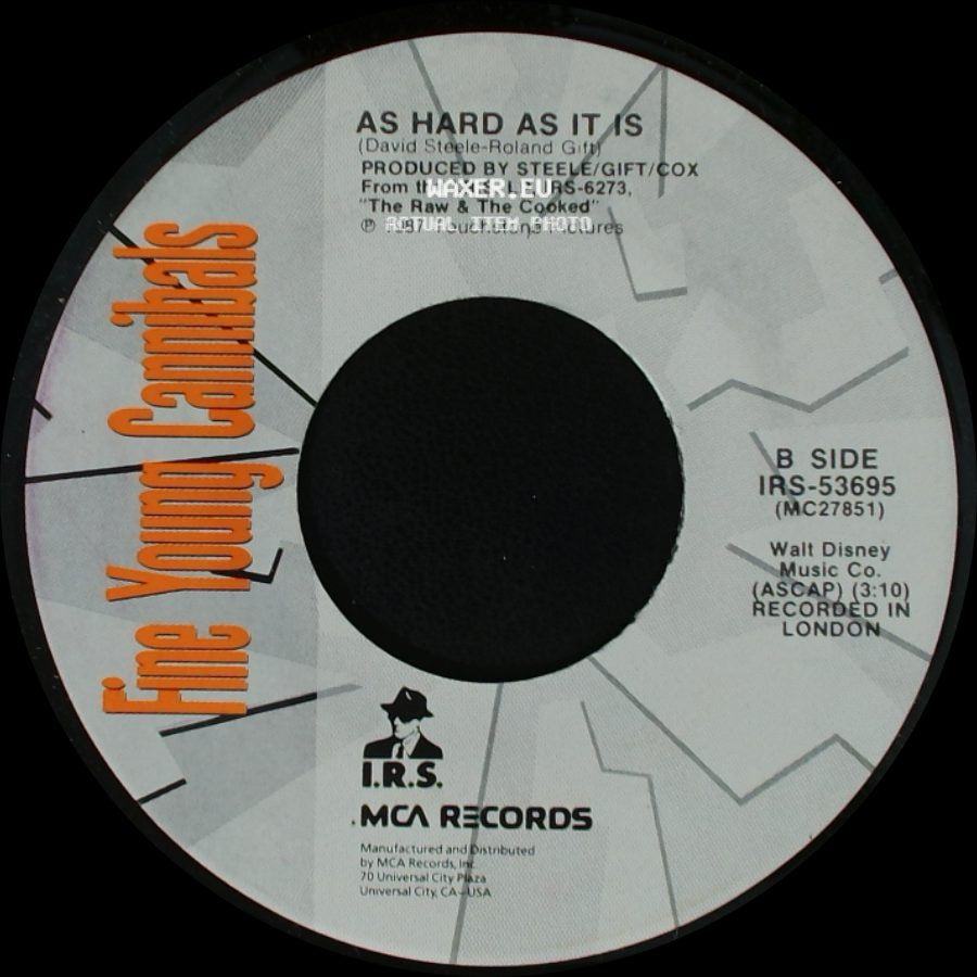 Fine Young Cannibals - Don't Look Back / As Hard As It Is side B
