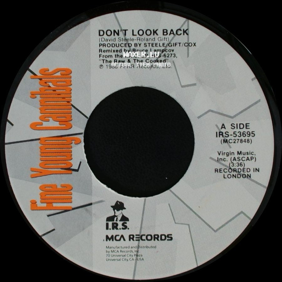 Fine Young Cannibals - Don't Look Back / As Hard As It Is side A