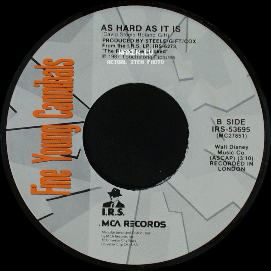 Fine Young Cannibals - Don't Look Back / As Hard As It Is side B
