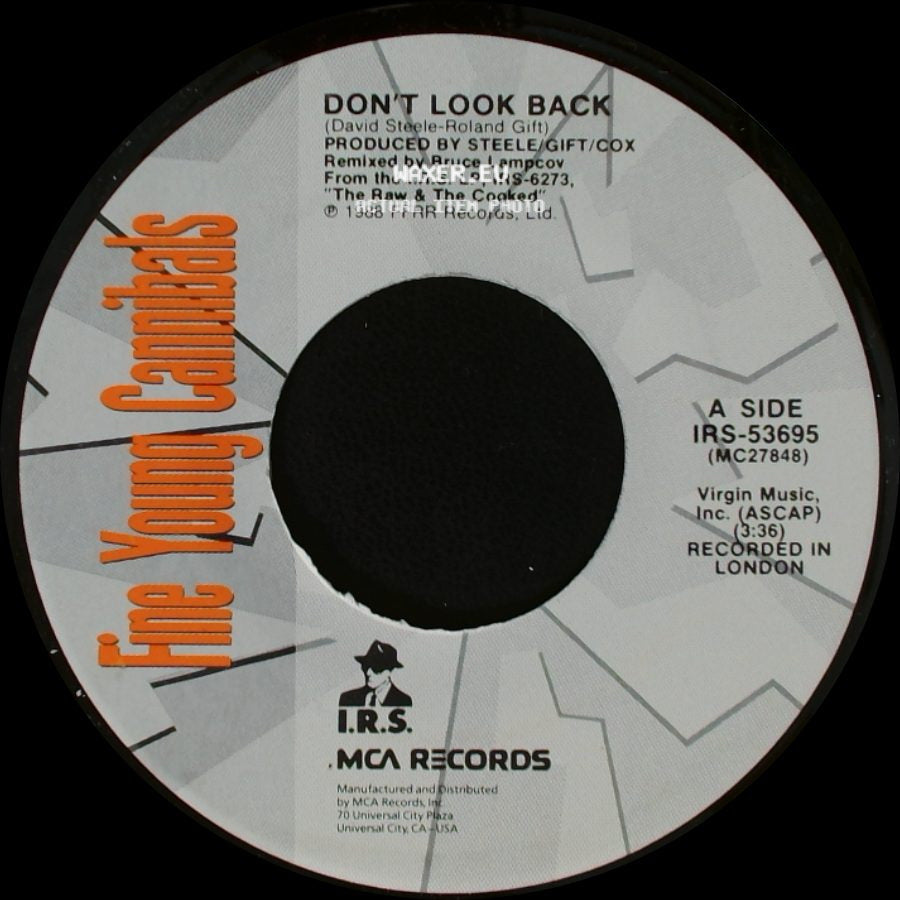Fine Young Cannibals - Don't Look Back / As Hard As It Is side A