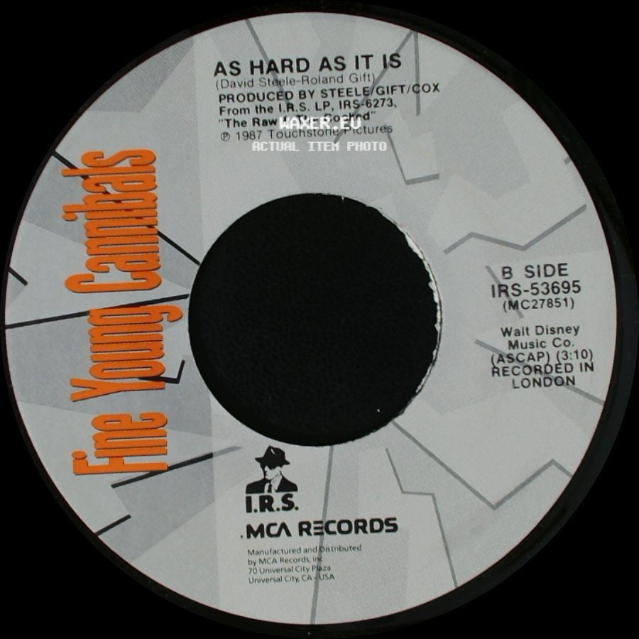 Fine Young Cannibals - Don't Look Back / As Hard As It Is side B