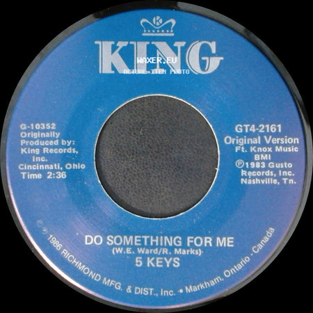 5 Keys - Do Something For Me / Dream On side A
