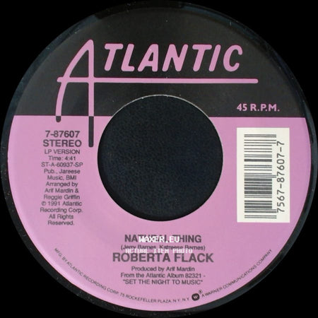 Roberta Flack - Set The Night To Music / Natural Thing side B