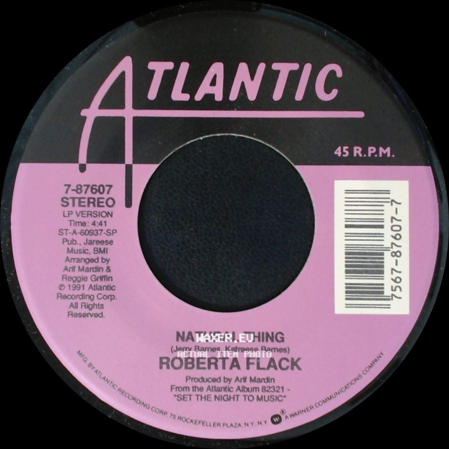 Roberta Flack - Set The Night To Music / Natural Thing side B
