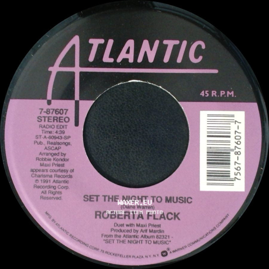 Roberta Flack - Set The Night To Music / Natural Thing side A