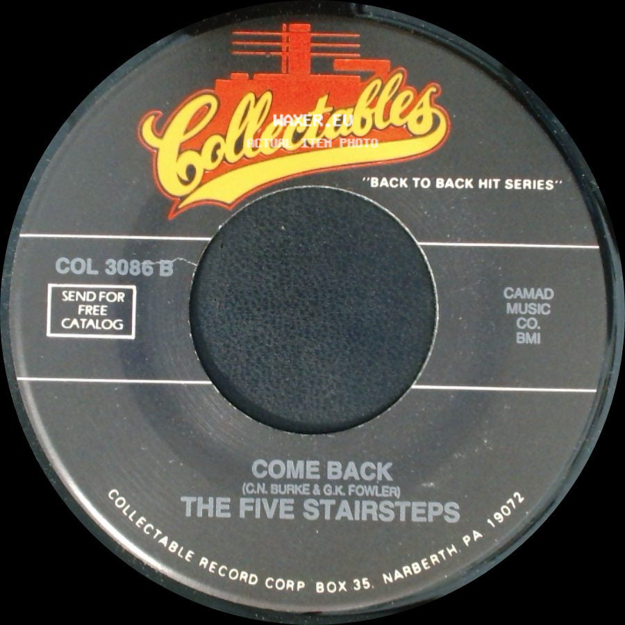 The Five Stairsteps - World Of Fantasy / Come Back side B