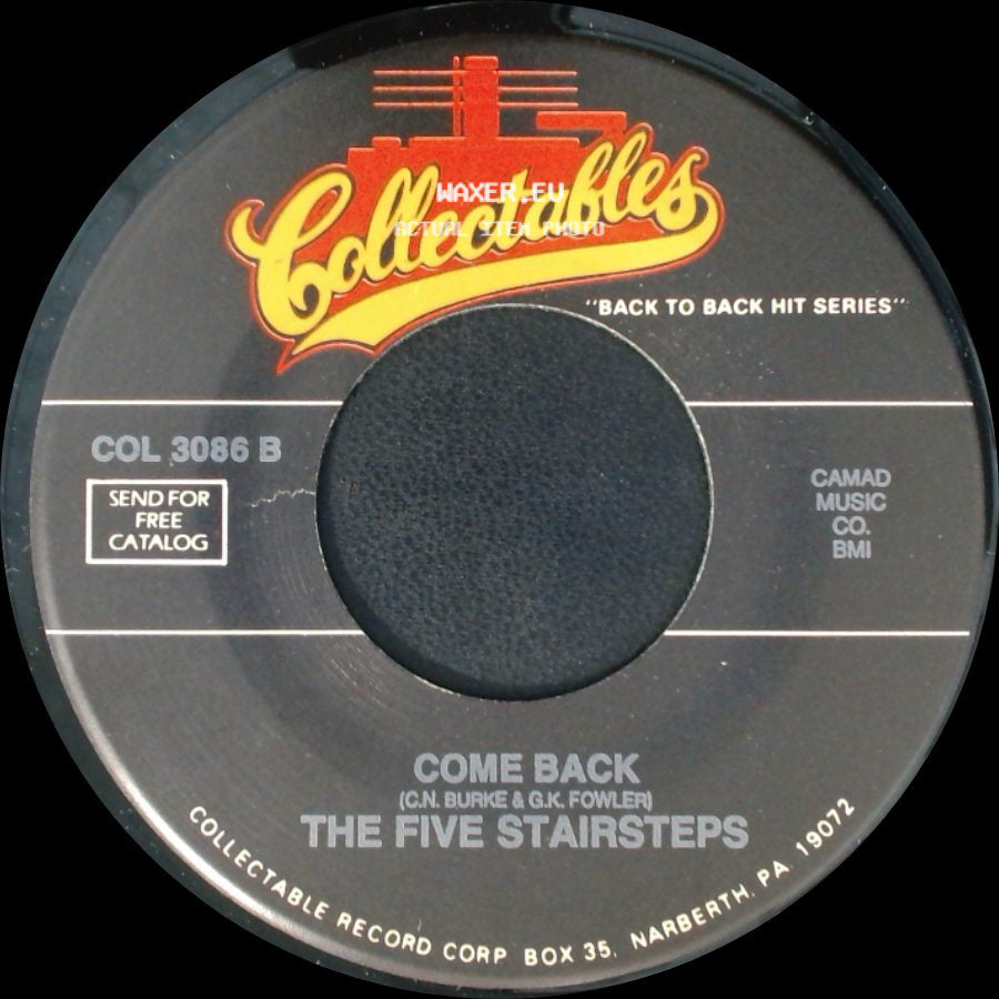 The Five Stairsteps - World Of Fantasy / Come Back side B