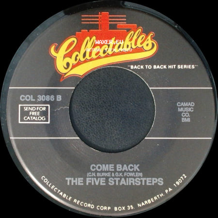 The Five Stairsteps - World Of Fantasy / Come Back side B