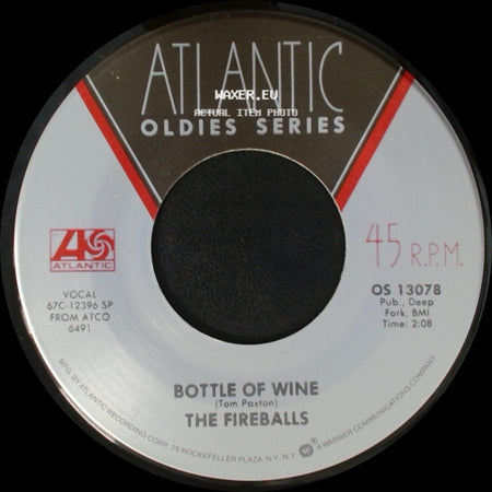 The Fireballs - Bottle Of Wine / Long Green side A