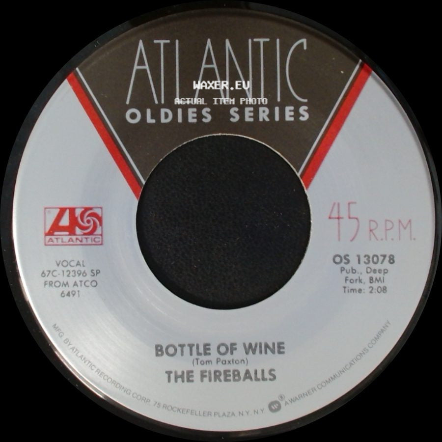 The Fireballs - Bottle Of Wine / Long Green side A