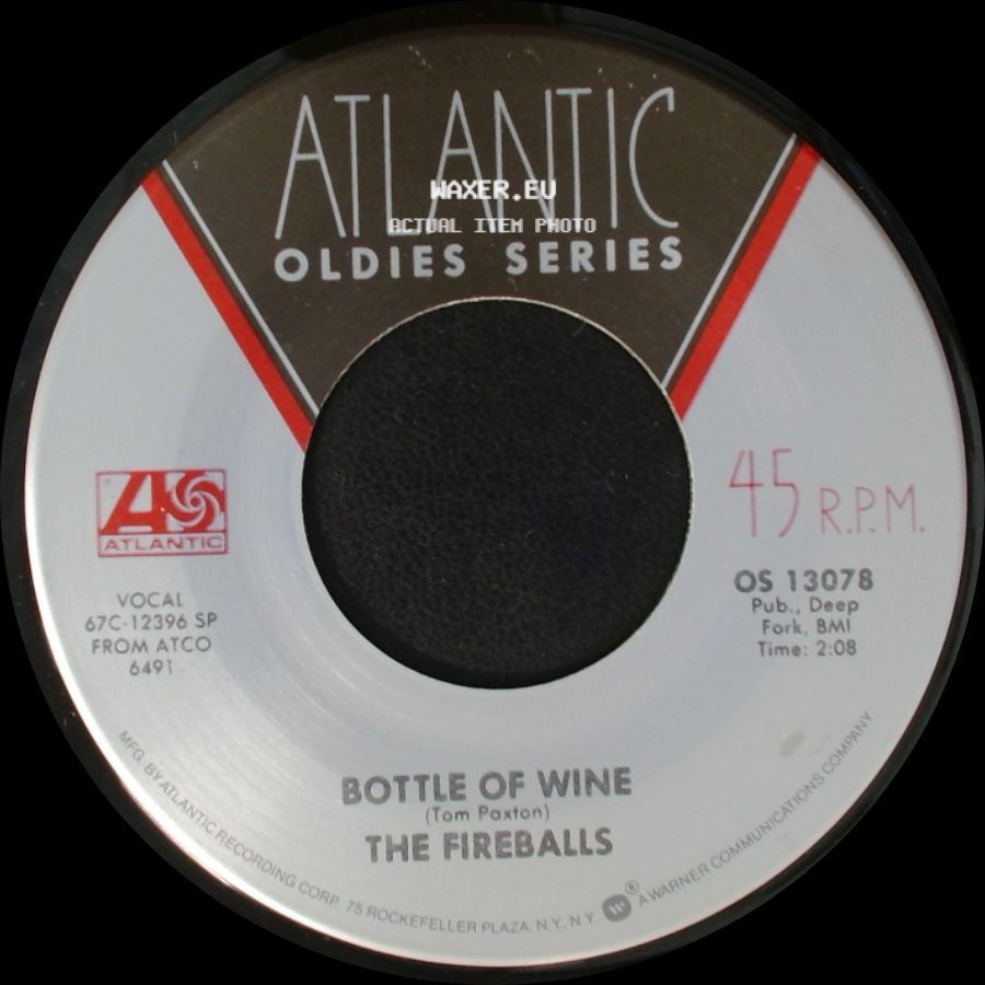 The Fireballs - Bottle Of Wine / Long Green side A