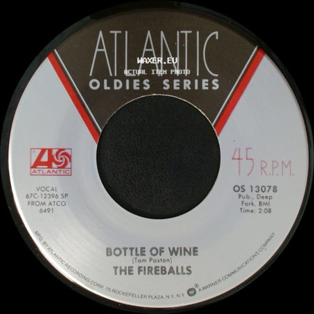 The Fireballs - Long Green / Bottle Of Wine side B