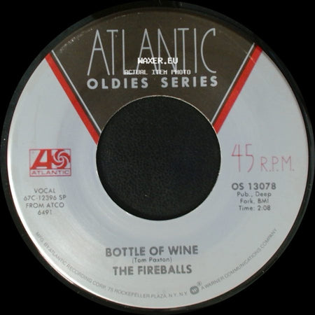 The Fireballs - Long Green / Bottle Of Wine side B