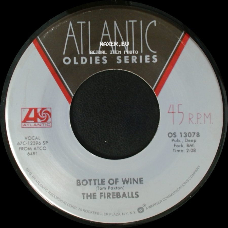 The Fireballs - Long Green / Bottle Of Wine side B