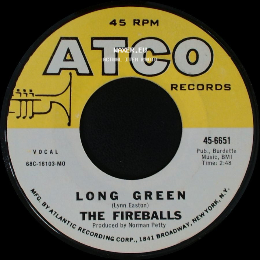 The Fireballs - Long Green / Light In The Window side A