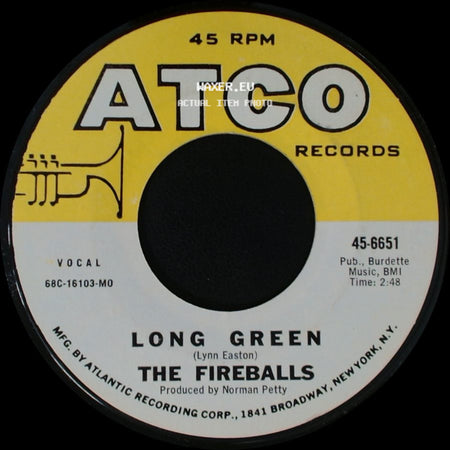 The Fireballs - Long Green / Light In The Window side A