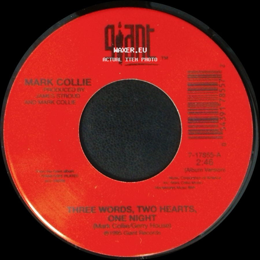 Mark Collie - Three Words, Two Hearts, One Night / Tunica Motel side A