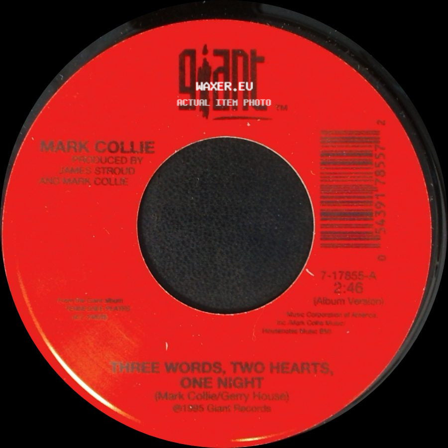 Mark Collie - Three Words, Two Hearts, One Night / Tunica Motel side A