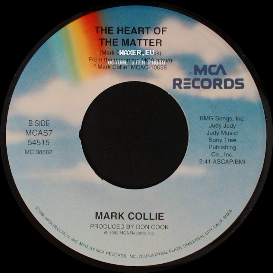Mark Collie - Born To Love You / The Heart Of The Matter side B