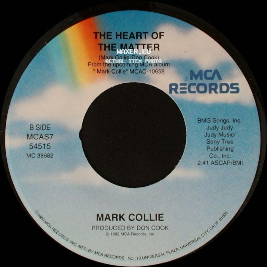 Mark Collie - Born To Love You / The Heart Of The Matter side B