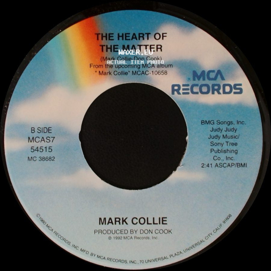 Mark Collie - Born To Love You / The Heart Of The Matter side B
