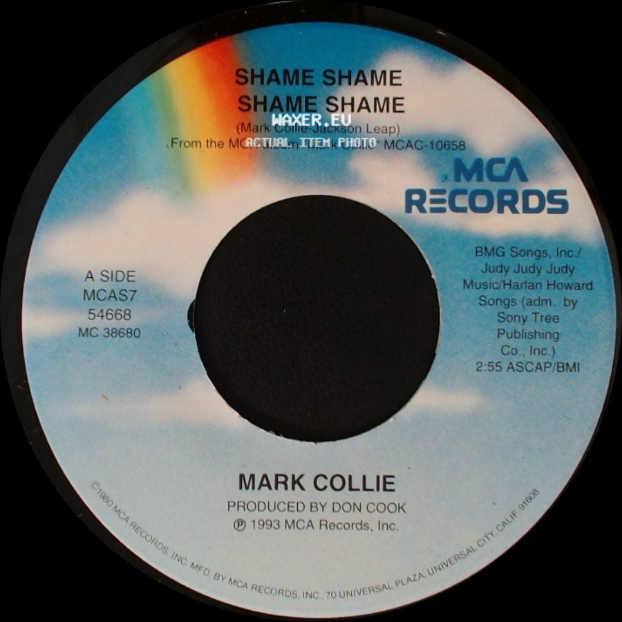 Mark Collie - Shame Shame Shame Shame Shame / Keep It Up side A