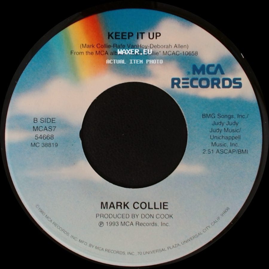 Mark Collie - Shame Shame Shame Shame Shame / Keep It Up side B