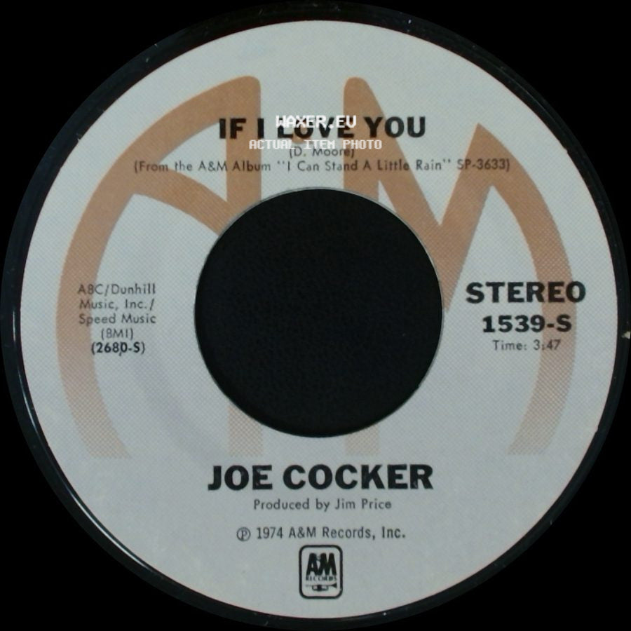 Joe Cocker - If I Love You / Put Out The Light side A