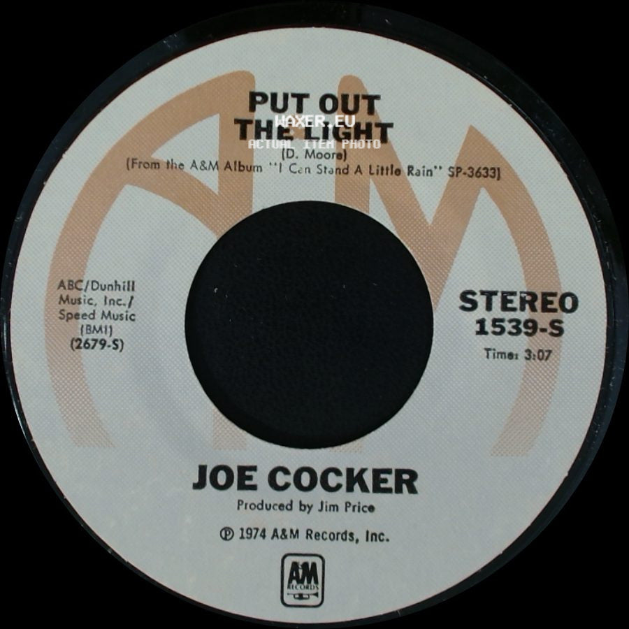 Joe Cocker - If I Love You / Put Out The Light side B