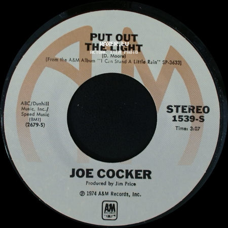 Joe Cocker - If I Love You / Put Out The Light side B