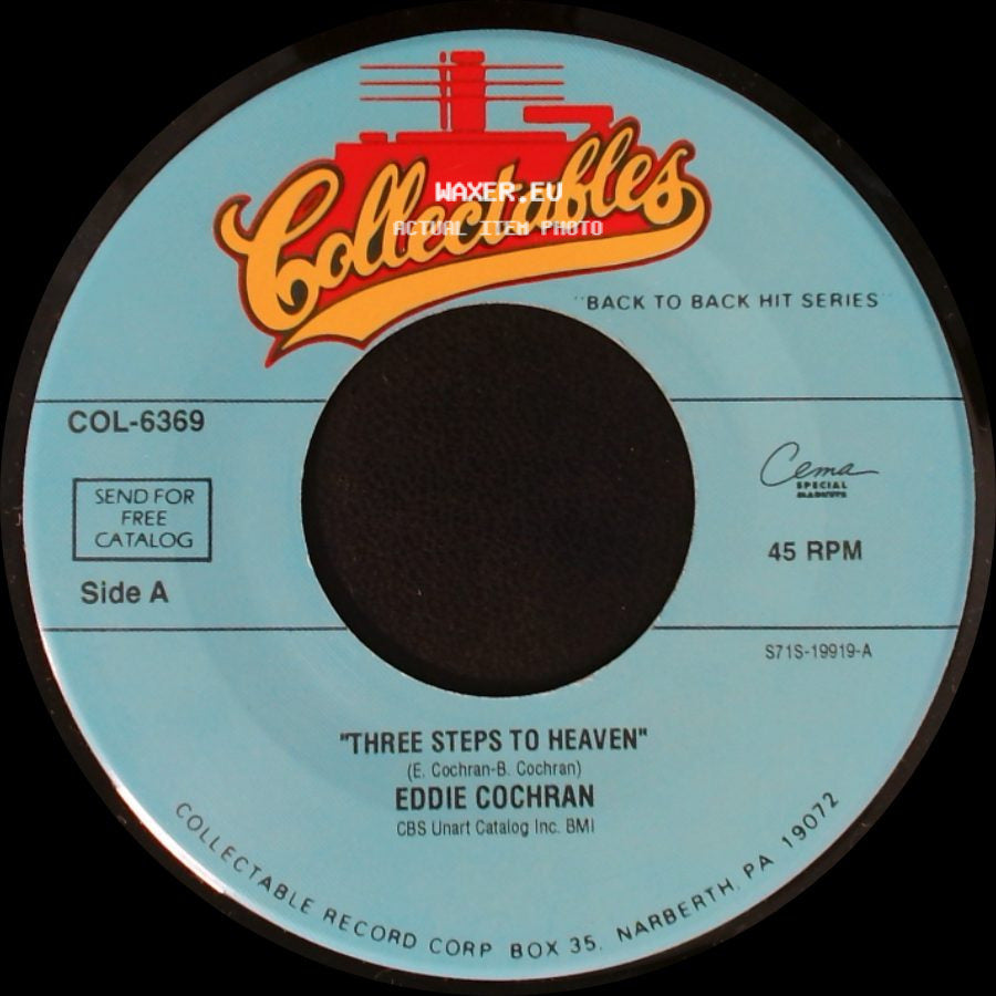 Eddie Cochran - Three Steps To Heaven / Drive In Show side A