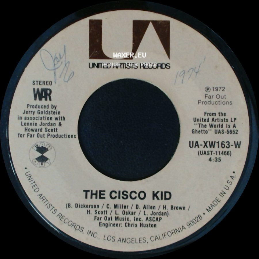 War - Beetles In The Bog / The Cisco Kid side B