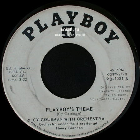 Cy Coleman With Orchestra - Playboy's Theme / You Fascinate Me So side A
