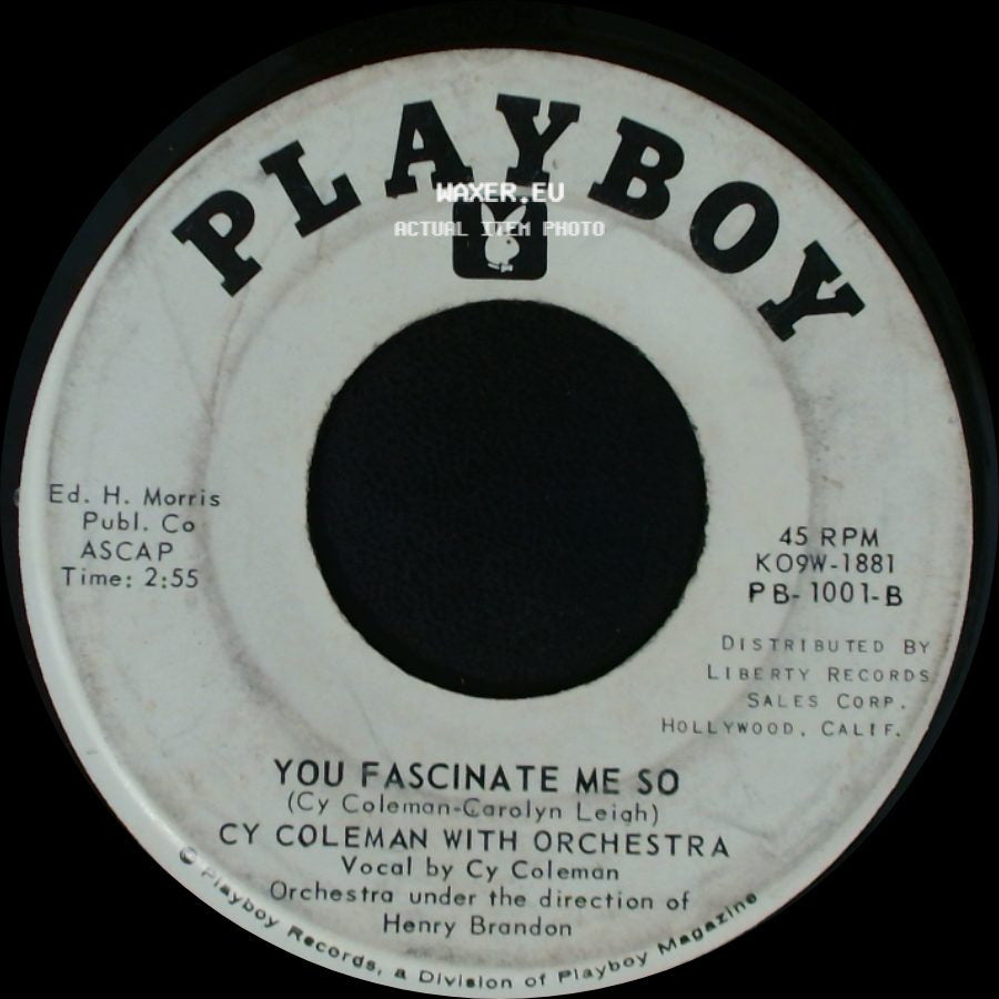 Cy Coleman With Orchestra - Playboy's Theme / You Fascinate Me So side B