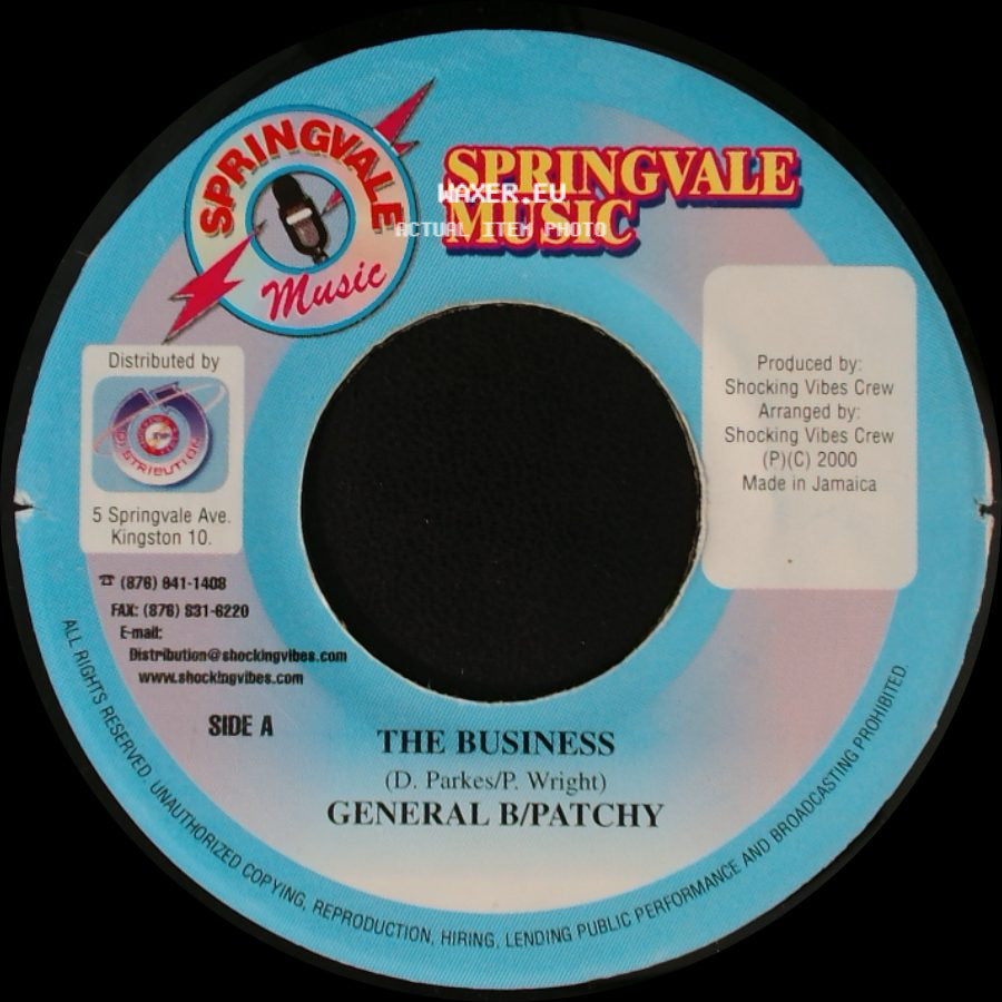 General B/Patchy - The Business / Version/Joker side A